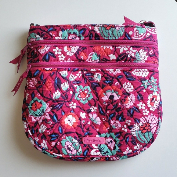Vera Bradley Triple Zip Hipster Crossbody Bag - Picture 2 of 16